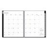 Blue Sky Classic Red W/M Appointment Book, 15-Min, 11 x 8.5, Black Cover, 2020 111289